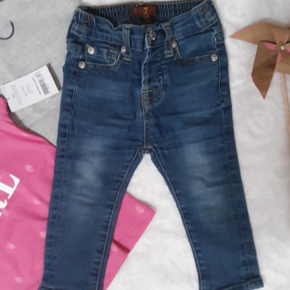 3pc bundle 7FAM jeans,sweatshirt&tee - Picture 2 of 8
